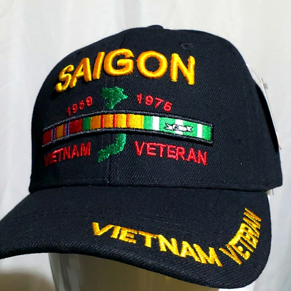 "Saigon" Vietnam Veteran Hat - Picture 2 of 4